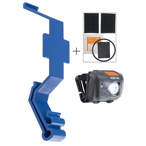 Goggle Guard Complete Headlamp Kit with Blue Goggle Guard Clip & HL3W Light HL3W81200BL - main